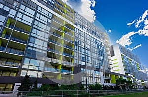 Residential high rise apartment building in inner Sydney suburb NSW Australia.