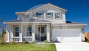 Residential home exterior front