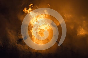 Residential home on fire