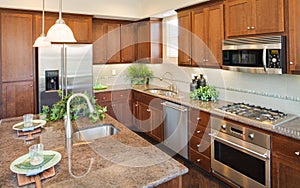 Residential Model Home Kitchen