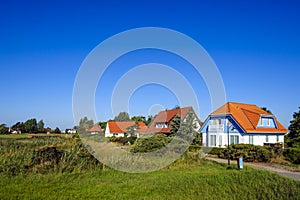 Residential homes on Hiddensee