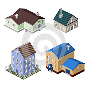 Residential house buildings