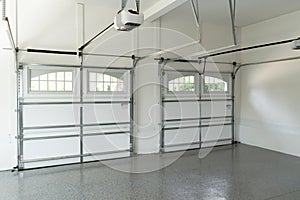 Residential house garage interior