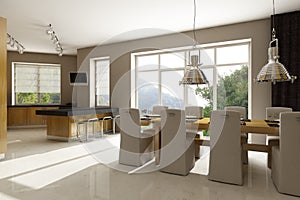 Residential house interior