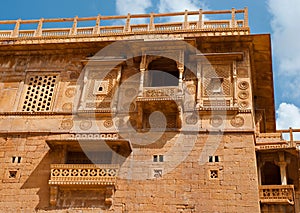 Residential house on the Jaisalmer Fort, Jaisalmer, India