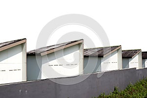 Residential houses in a housing area