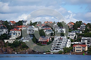 residential houses in stockholm sweden.