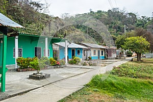 Residential houses in village - La Miel, Panama photo