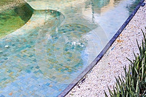 Residential Inground Swimming Pool in Backyard