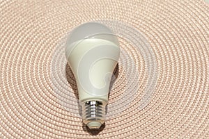 Residential lighting lamp bulb made in led technology photo