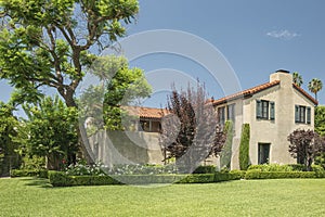 Residential mansion and grounds in San Marino California