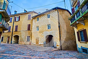 Residential mansion in small historic village Gentilino, Collina d\'Oro, Switzerland photo