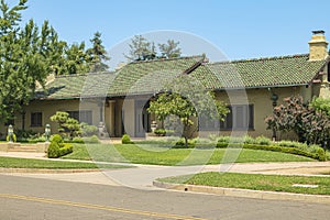 Residential mansions and grounds in San Marino California