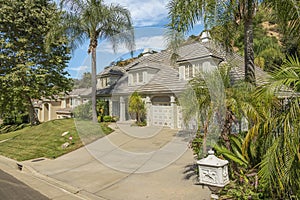 Residential neighborhood in Monrovia California