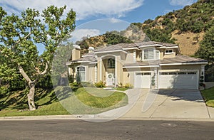 Residential neighborhood in Monrovia California