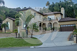 Residential neighborhood in Monrovia California