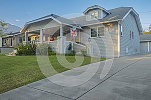 Residential neighborhood in Monrovia California