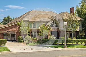 Residential neighborhood in San Marino California