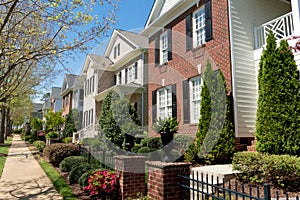 Residential neighborhood street