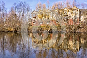 Residential neighborhood in Troutdale Oregon