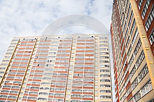 Residential new high-rise buildings in a modern area