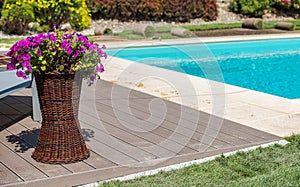 Residential Outdoor Swimming Pool Deck