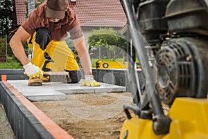 Residential Pathway Concrete Bricks Paving