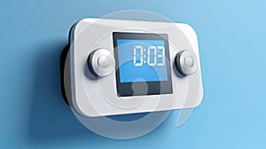 residential programmable heating and cooling thermostat, AI Generated