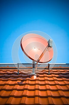 Residential satellite dish