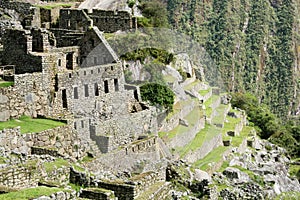 The residential sector of the City of Machu Picchu