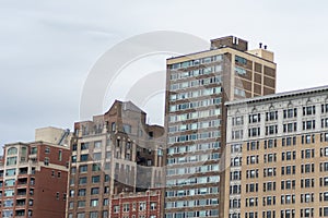 Residential Skyscrapers along the Lakefront in Lincoln Park Chicago