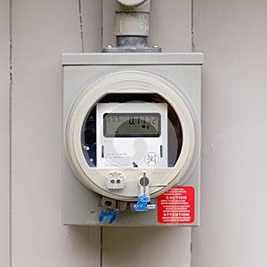 Residential smart grid digital power supply meter