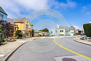 Residential street in San Francisco