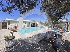 Residential swimming pool in Tucson AZ