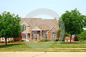 Residential two story brick ho
