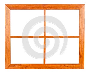 Residential Window Frame on White