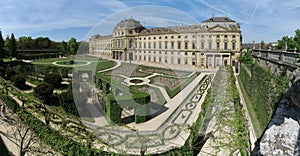 Residenz Wurzburg - palace in Wurzburg - unesco monument - in Bavaria