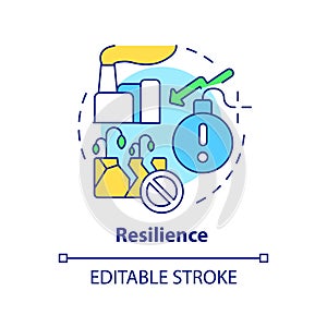 Resilience concept icon