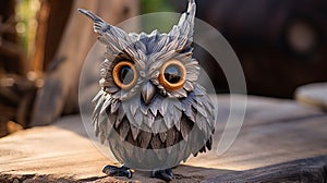 Resin Owl Look Bird Decor For A Natural Home Atmosphere