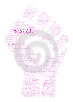 Resist Word Cloud