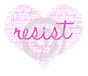 Resist Word Cloud