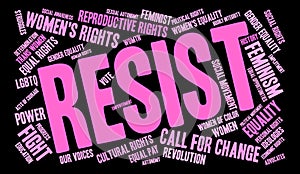 Resist Word Cloud