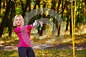 Resistance training in park