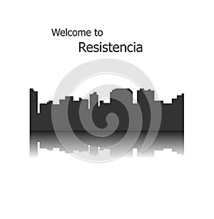 Resistencia, Argentina city silhouette photo