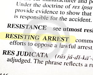 resisting arrest