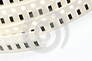 Resistor chip in SMD style