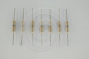 Resitor for electronis printed circuit boards ...... Ohm. photo