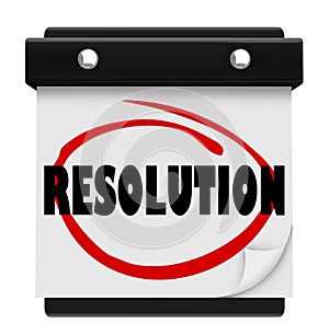 Resolution New Year Promise Vow Achieve Goal Resolved Mission Ca