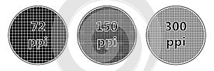 Resolution screen pixel density ppi photo