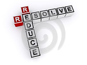 Resolve reduce word block on white